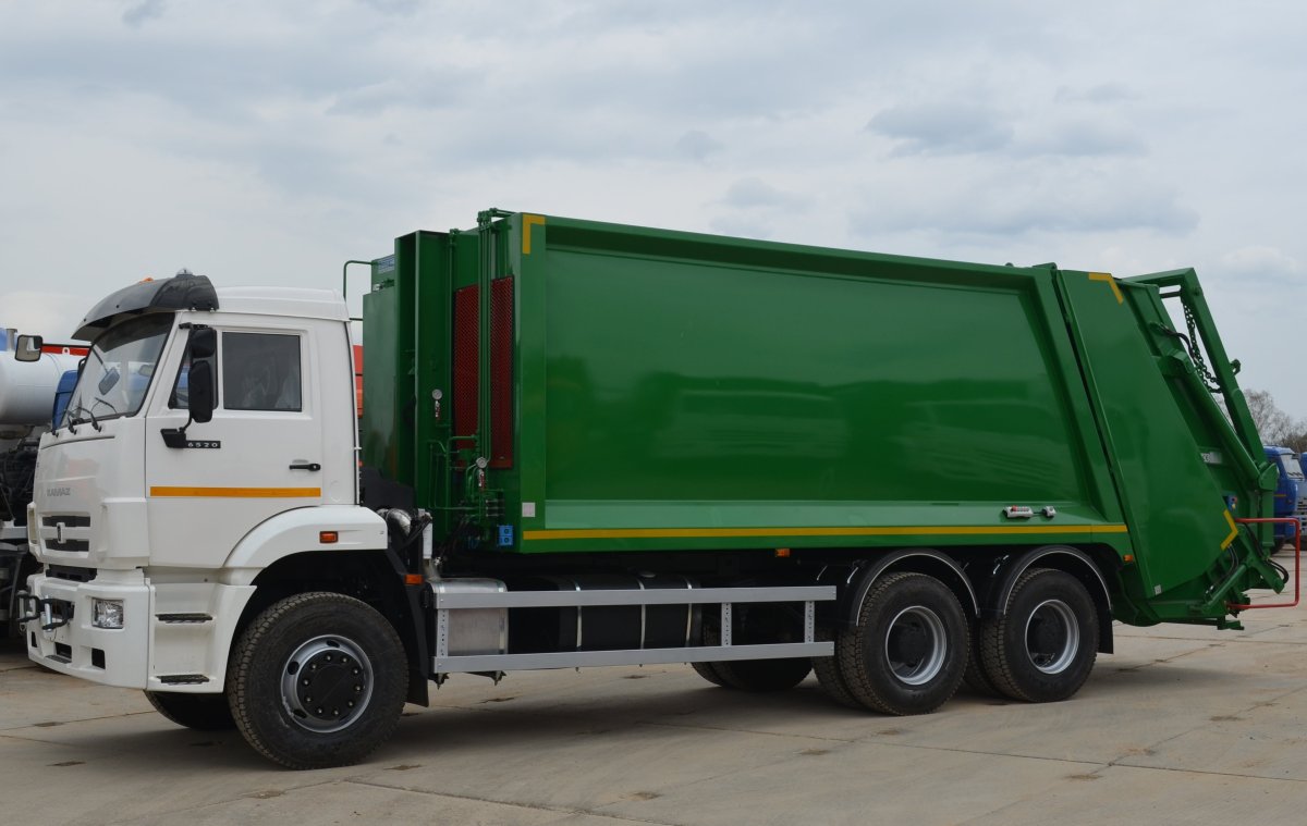 КАМАЗ 6520 мусоровоз задняя загрузка