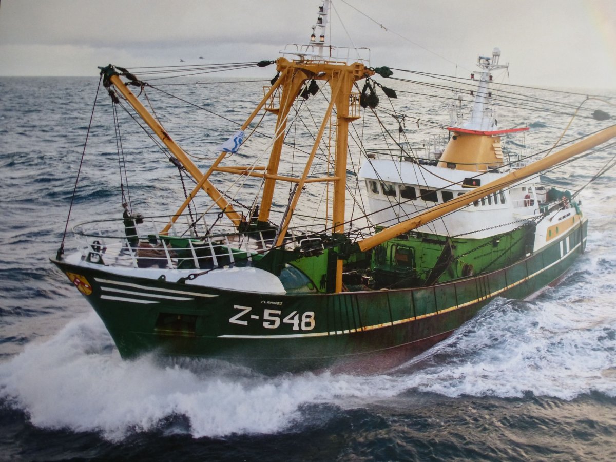 Рыболовецкий траулер парусный