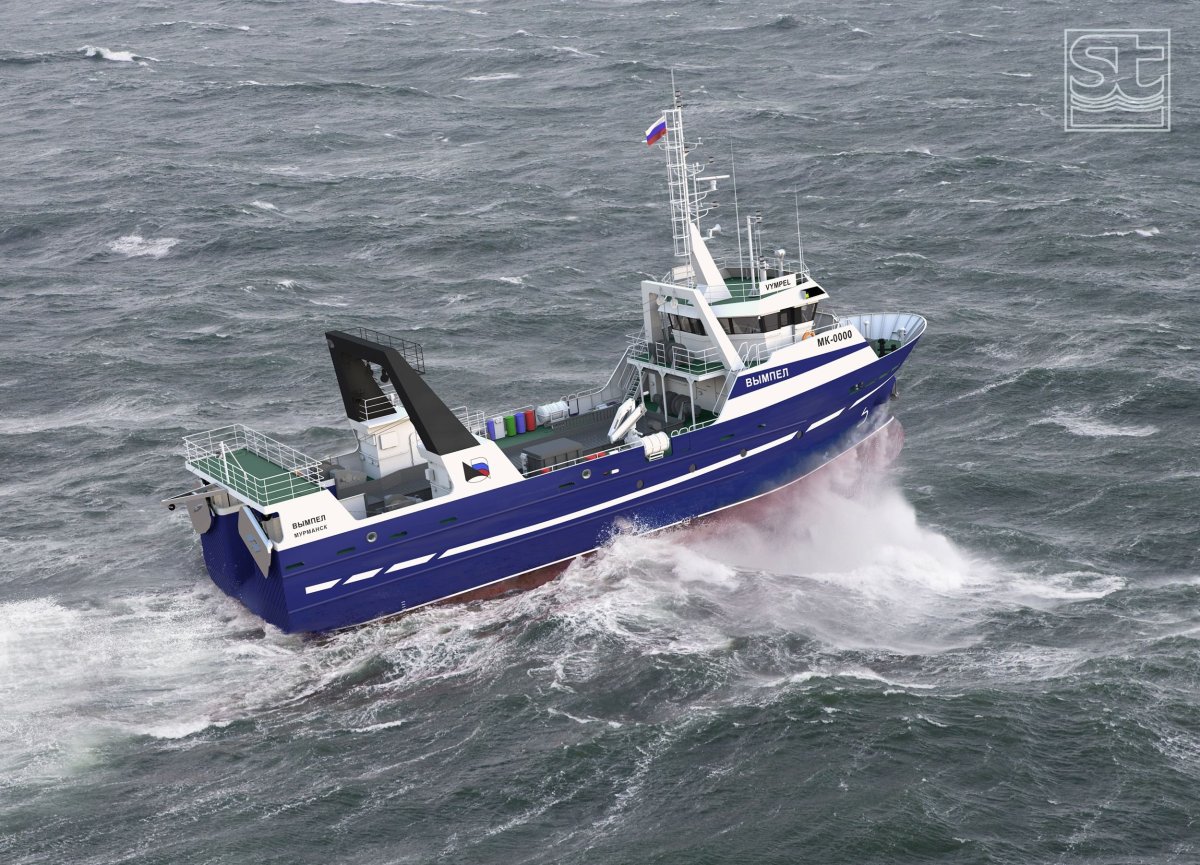 Малый рыболовный траулер рефрижераторный т30