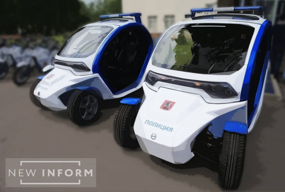 Электромобиль «Овум» полиция