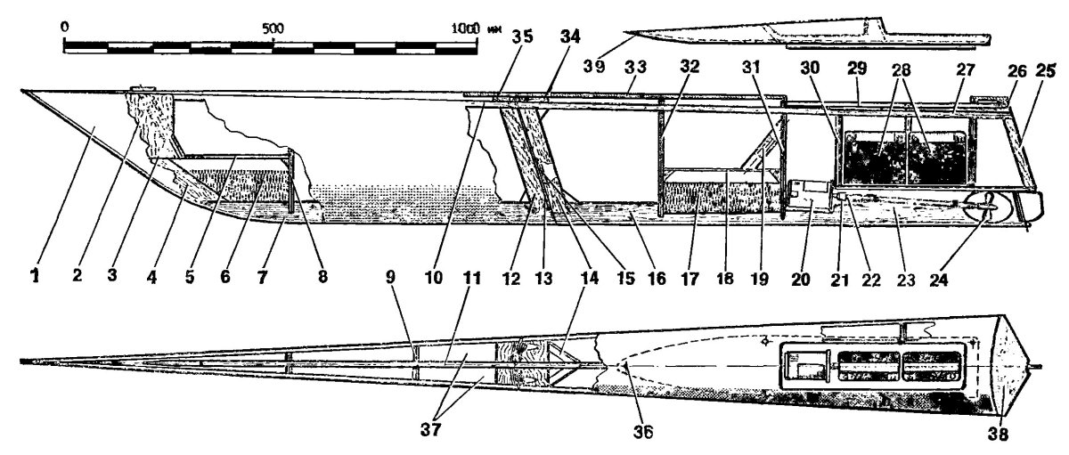 Накладка на форштевень Обь 1