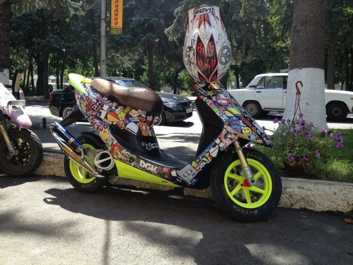 Хонда дио под стант