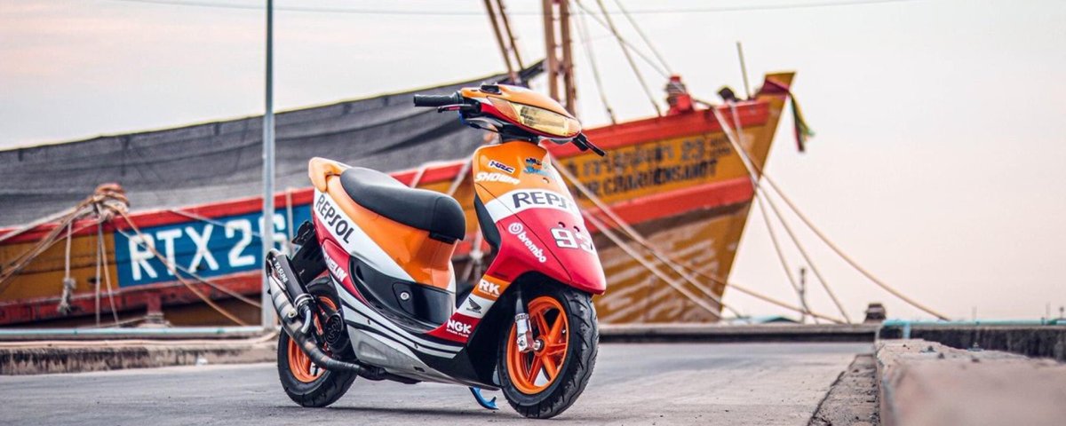 Honda Dio 35 ZX стант