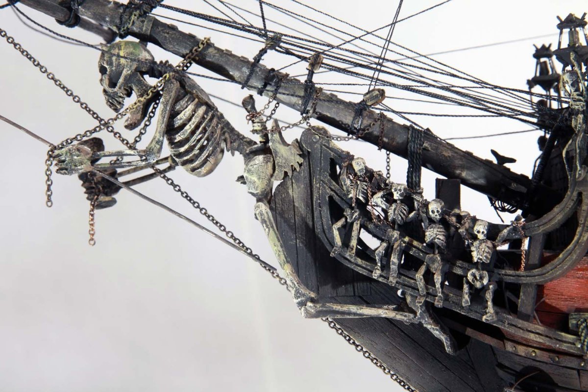 Корабль черной бороды месть королевы Анны пираты Карибского моря