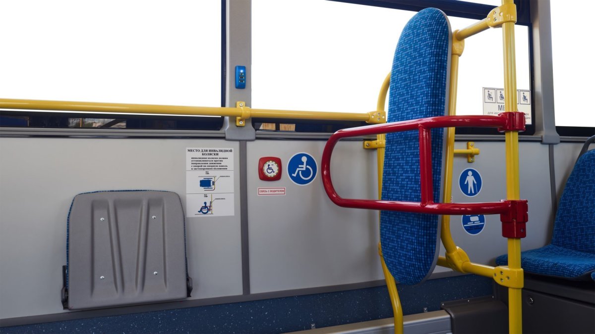 ЛИАЗ 5292 кнопка для маломобильных