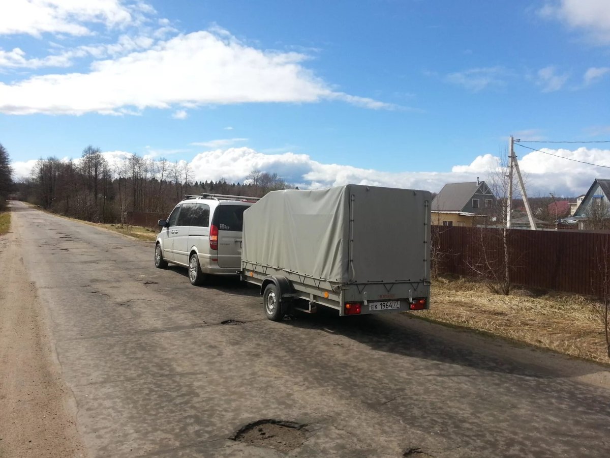 Мерседес Бенц 1114 с прицепом