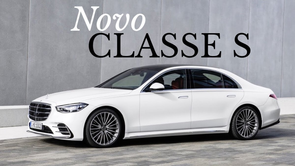 Mercedes Benz s class w223 белый