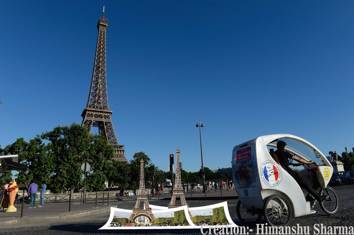 Парижское велотакси 1940