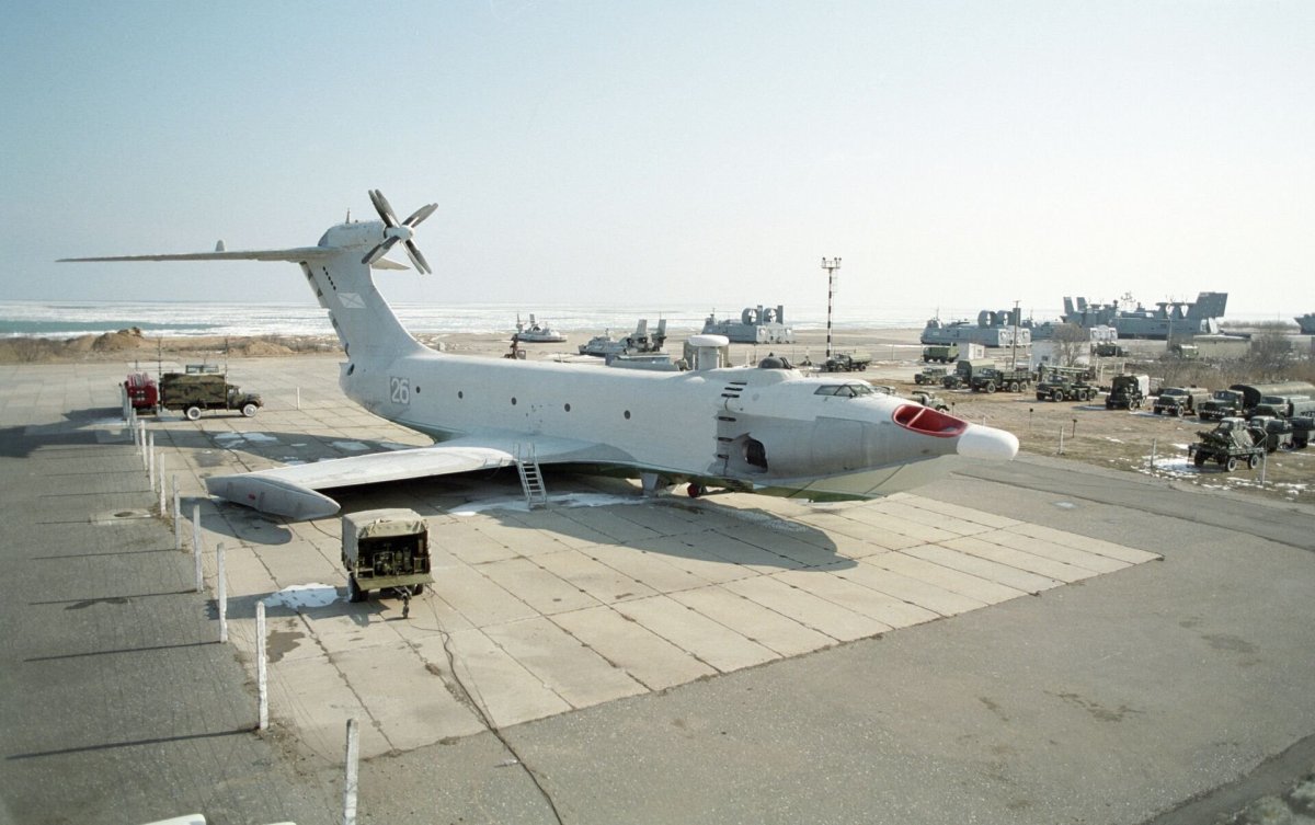 Экраноплан орлёнок в Каспийске