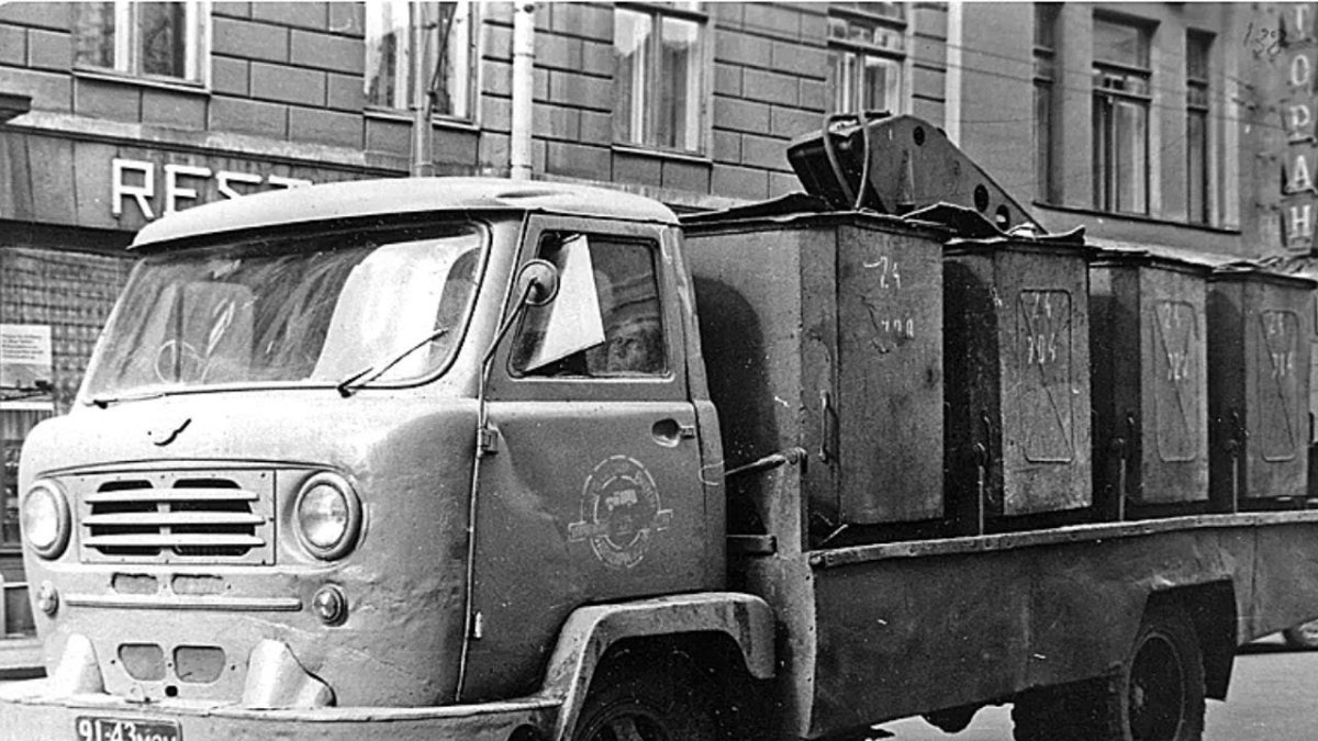 Мусоровоз м-30 на базе ГАЗ-53