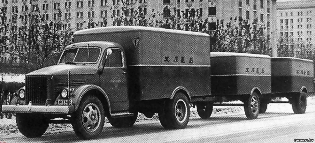 ГАЗ 51 С прицепом