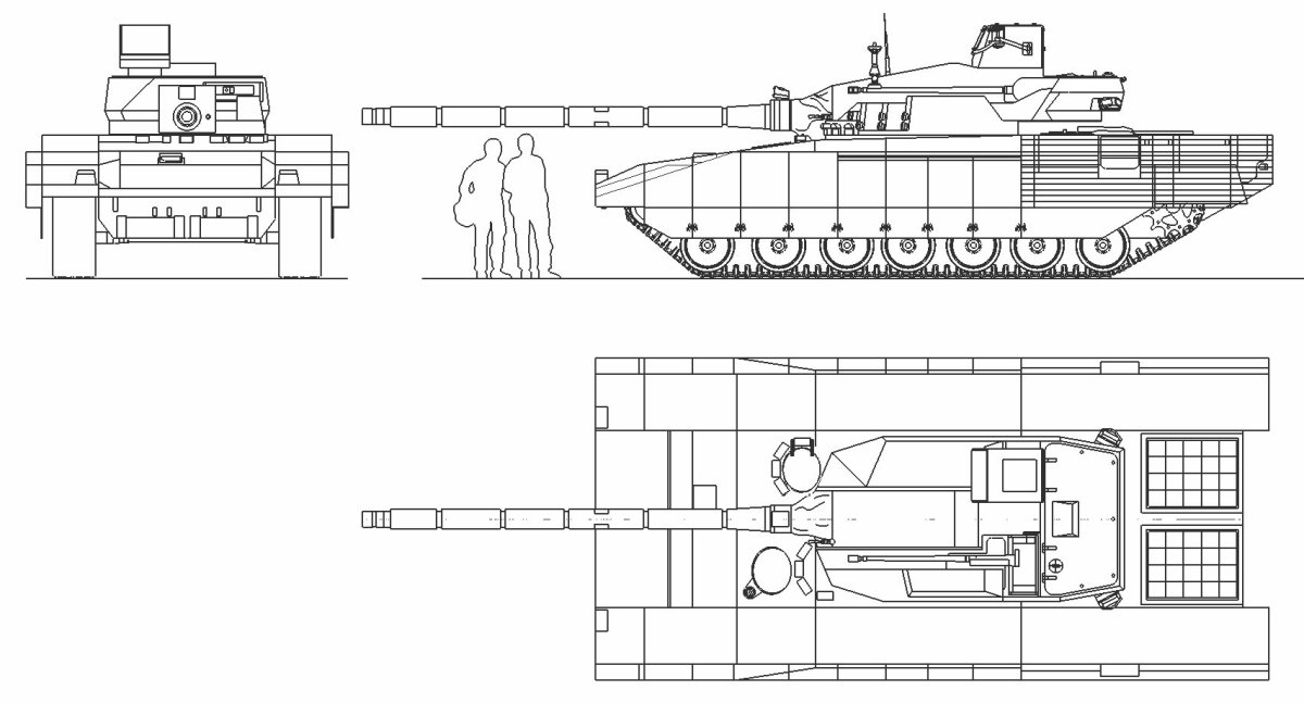 T14 Армата Blueprint