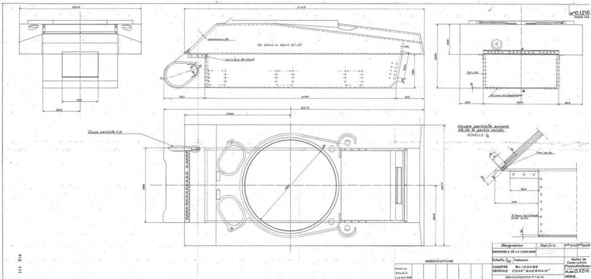 Танк м4 Шерман чертежи