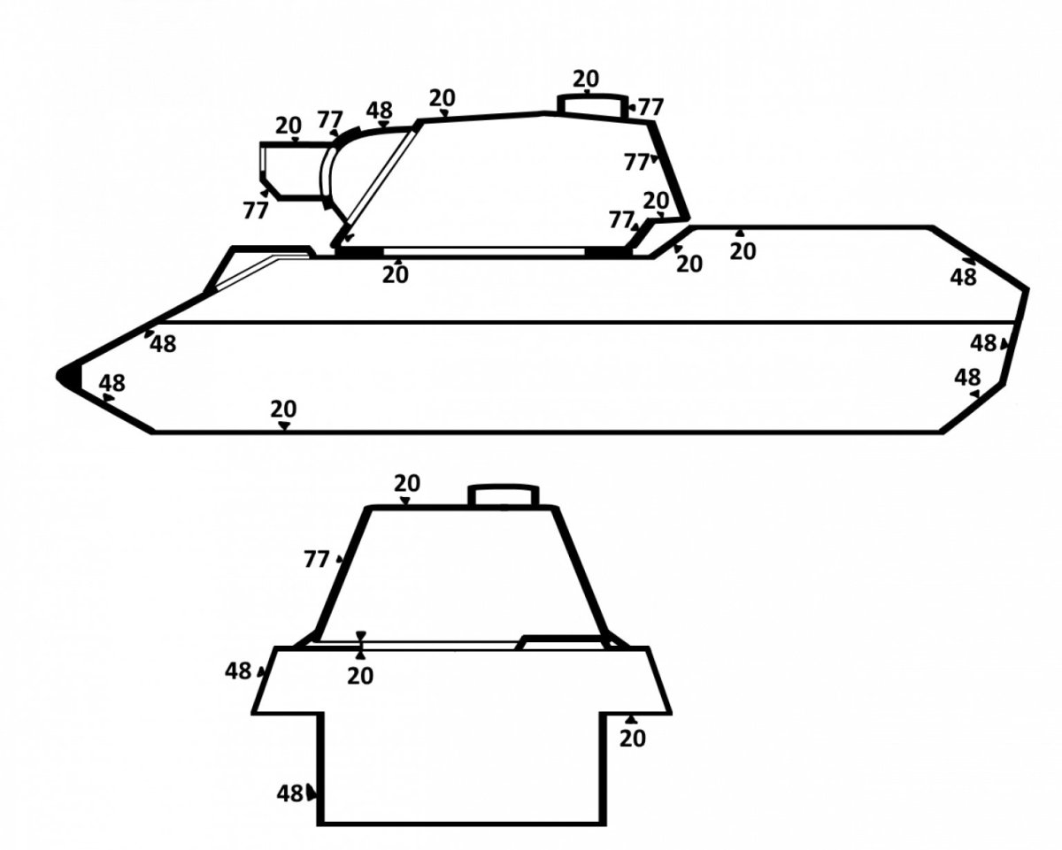 Танк т 34 76 чертеж