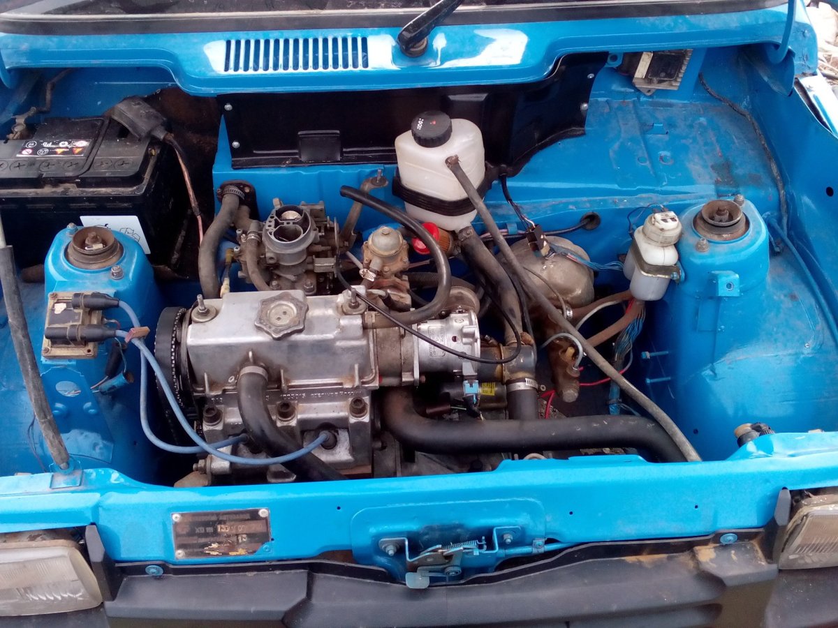 Моторный отсек Ока 1111