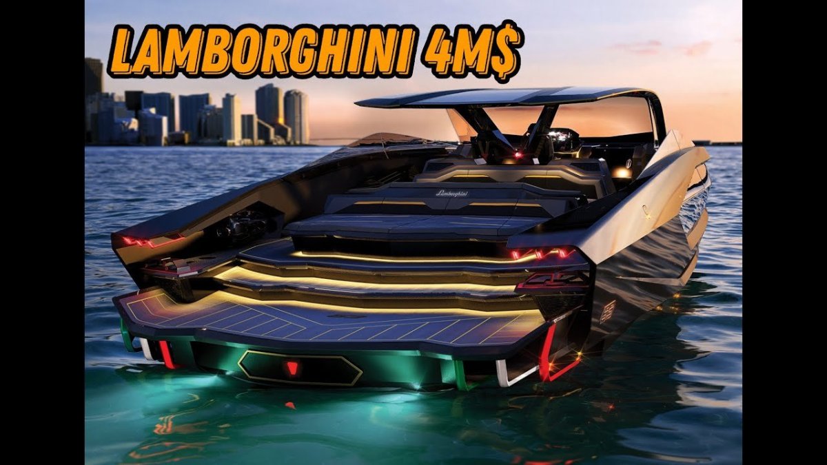 Яхта Ламборгини 63