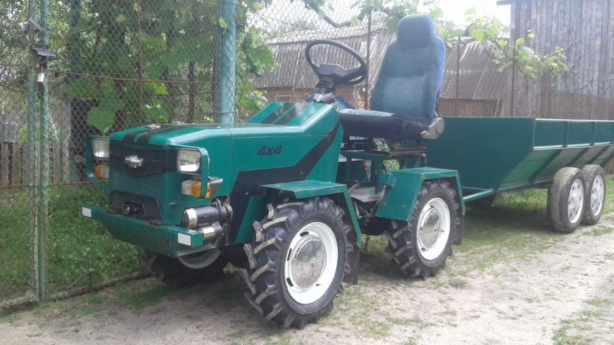 Минитрактор 4x4 переломка заводской