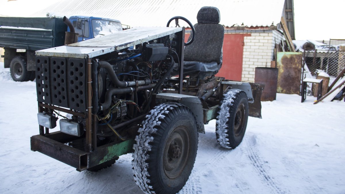 Минитрактор переломка 4х4