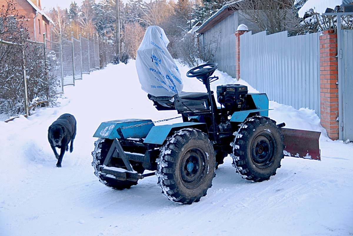 Мини трактор 4x4 переломка