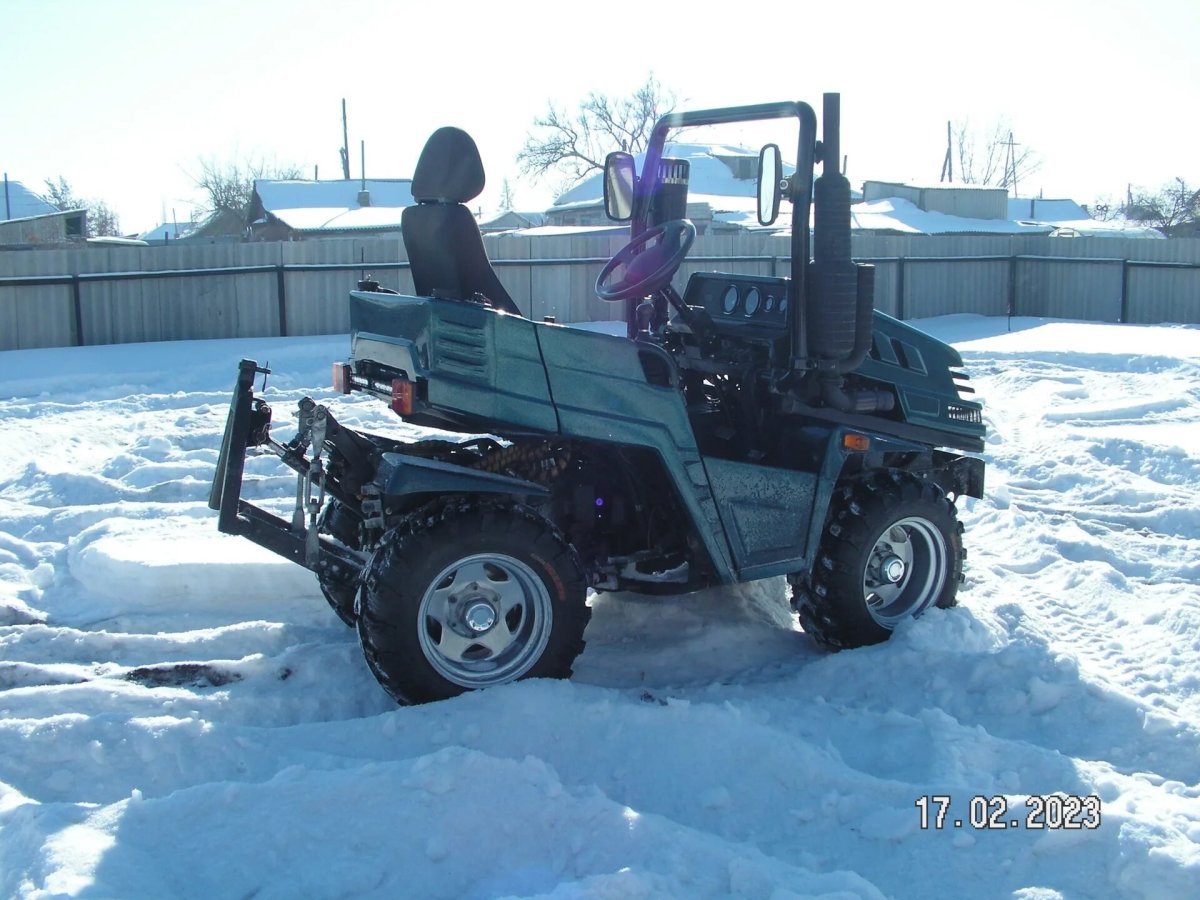 Самодельный трактор из КАМАЗА