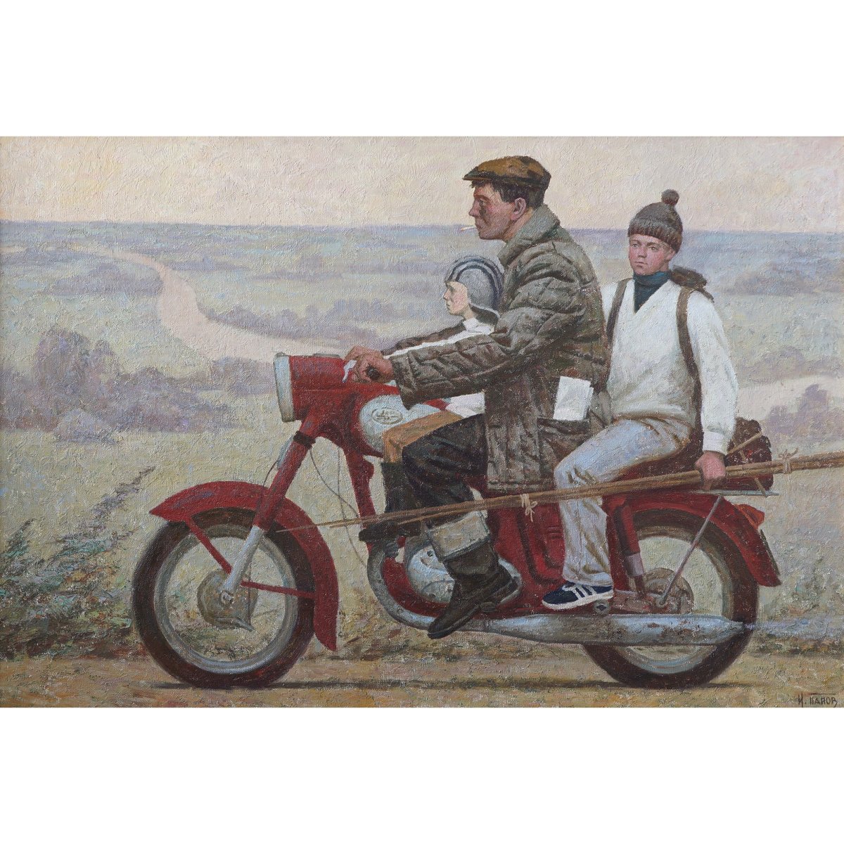 Советские мотоциклы арт