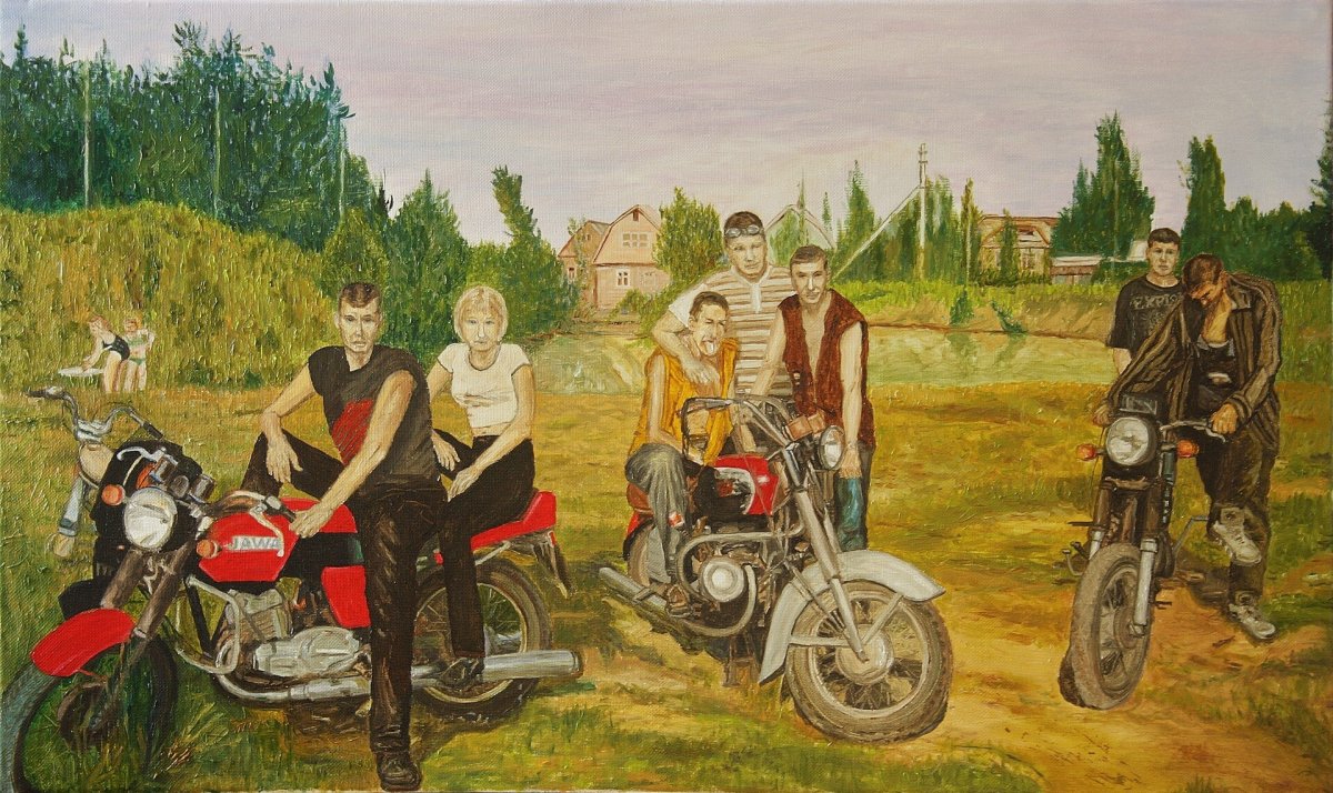 Картина Россия 90х