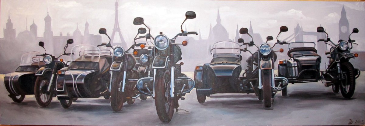 Мото Урал арт