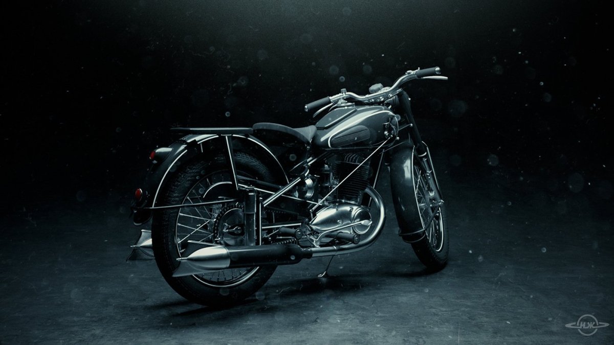 ИЖ-49 мотоцикл черный