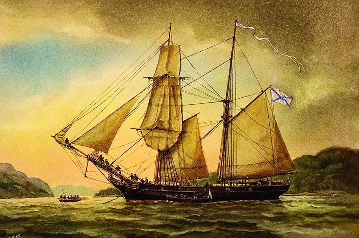 Амурская Экспедиция Невельского корабль