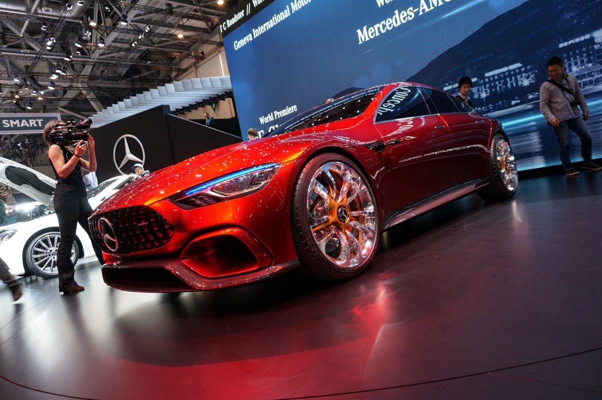 Новый Mercedes концепт ГТ видео