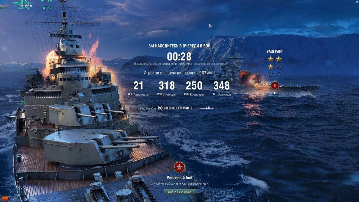 Корабли 10 уровня в World of Warships