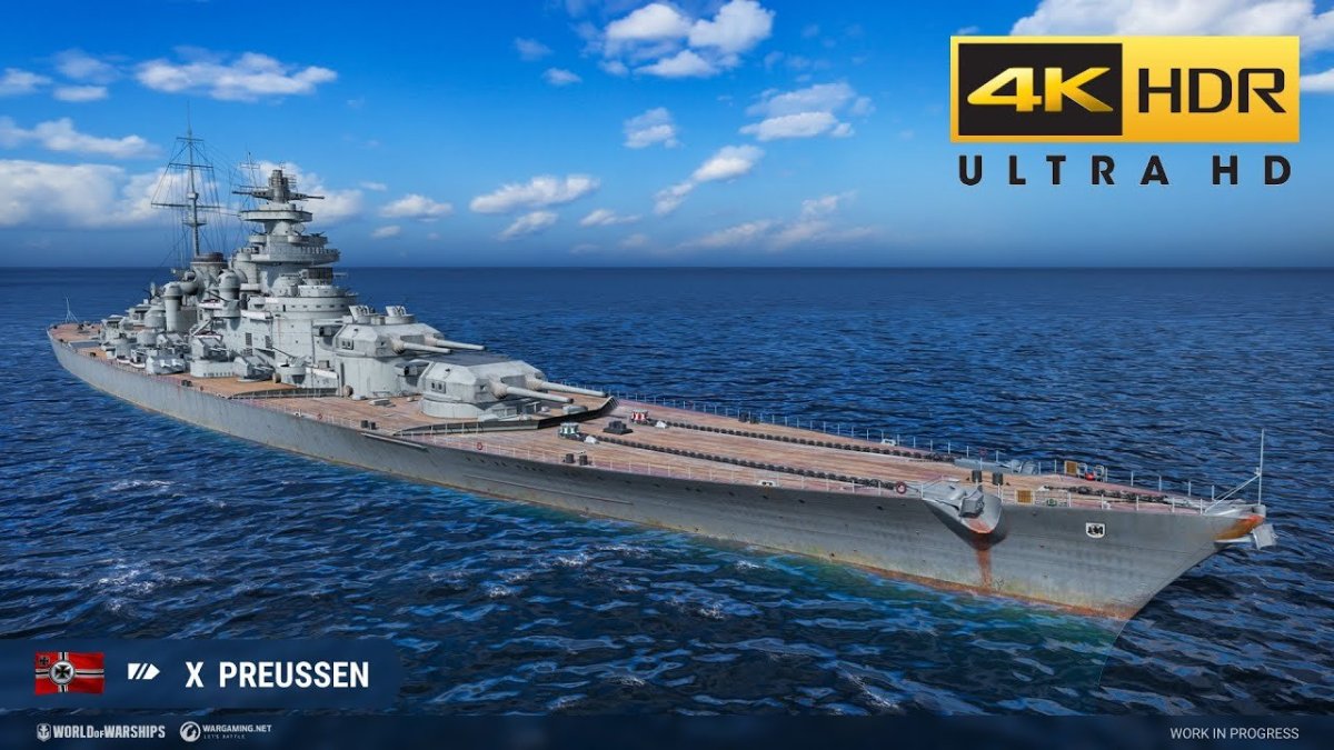 Preussen корабль wows