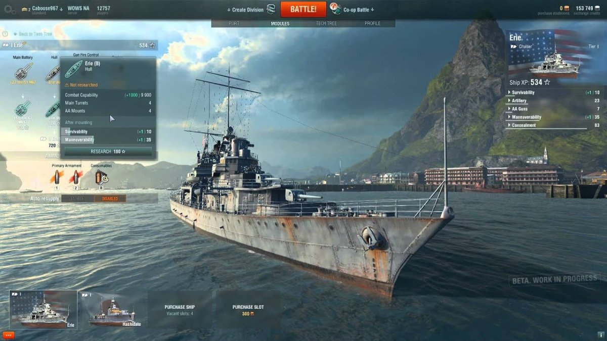 World of Warships корабли