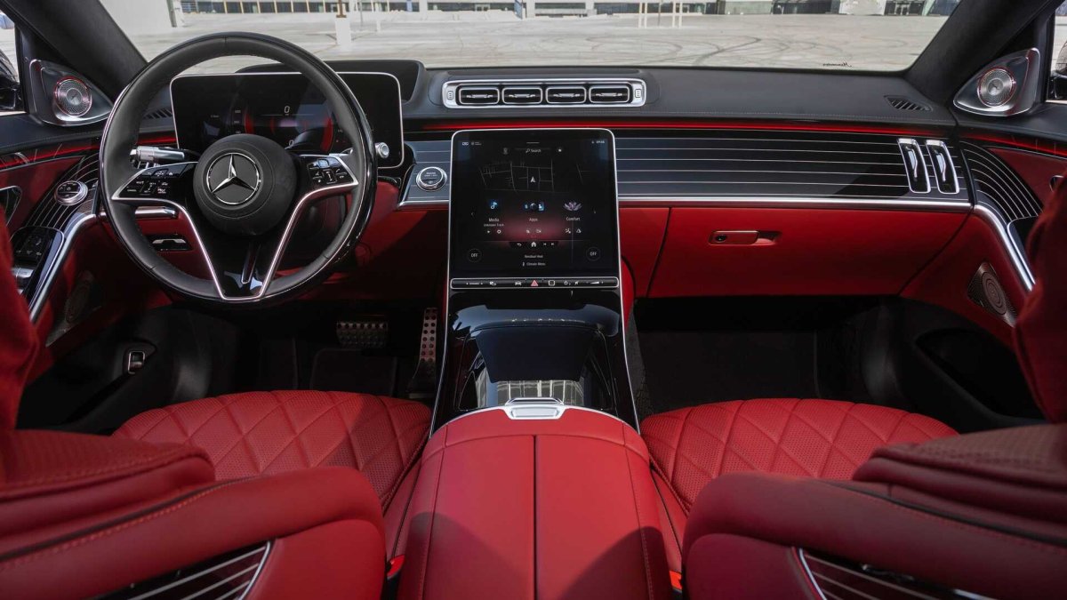 Mercedes s class 2021 салон