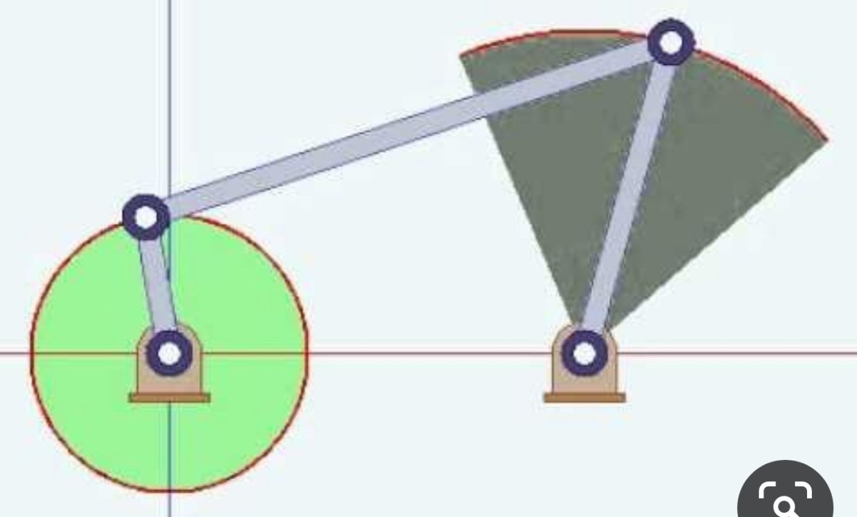 Кулисно рычажный механизм