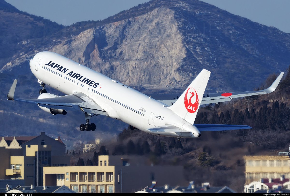 Самолет Japan Airlines