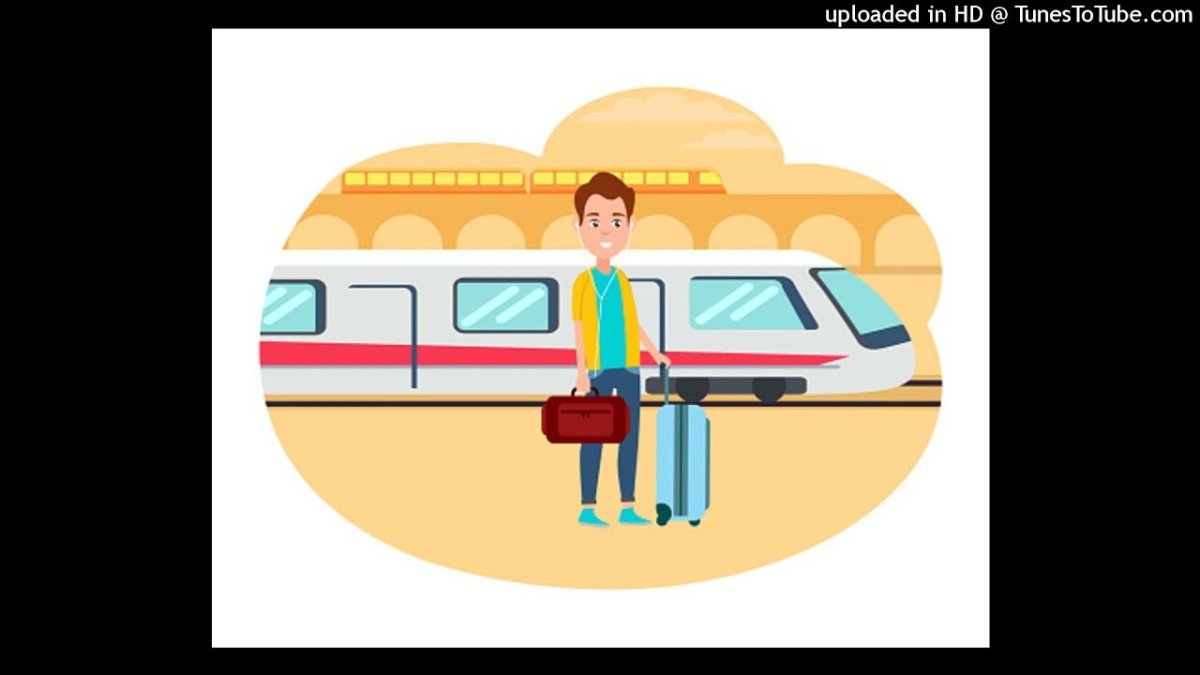 Люди на вокзале рисунок