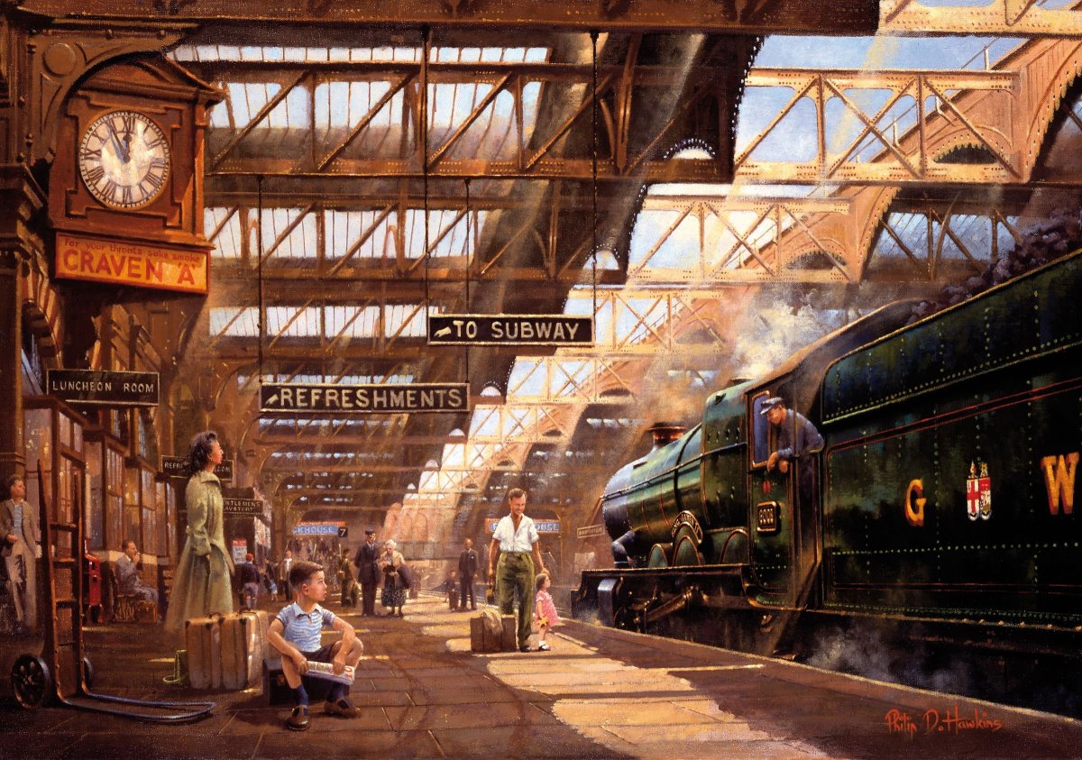 ЖД станция Англия 19 век