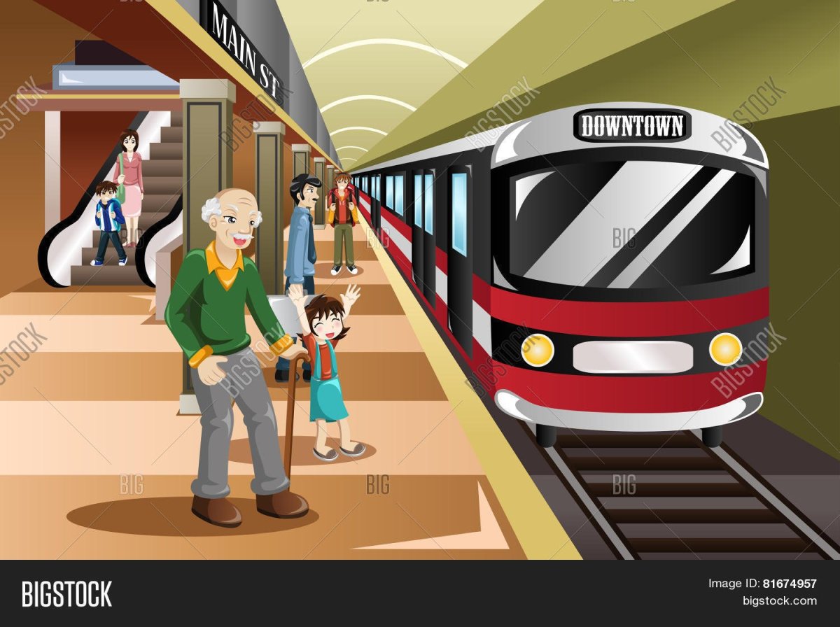 Метро мультяшное