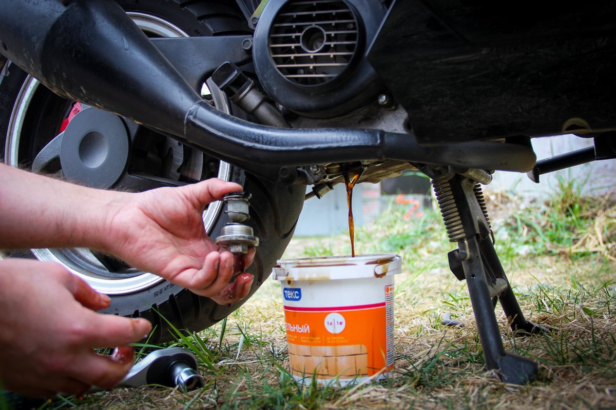 Фильтр масляный скутер 139qmb