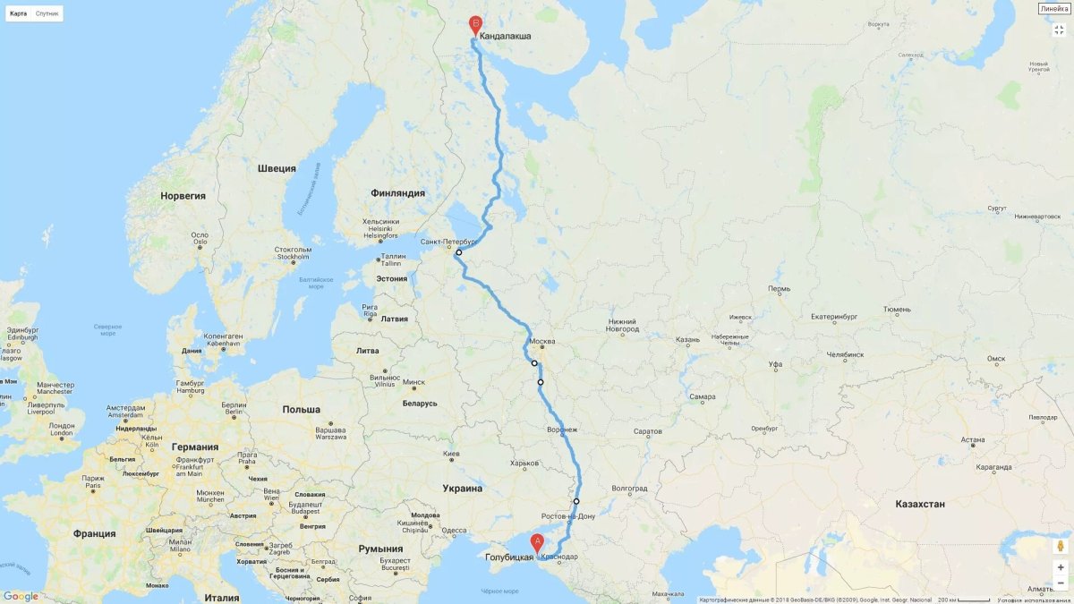 Путь поезда Москва Минск