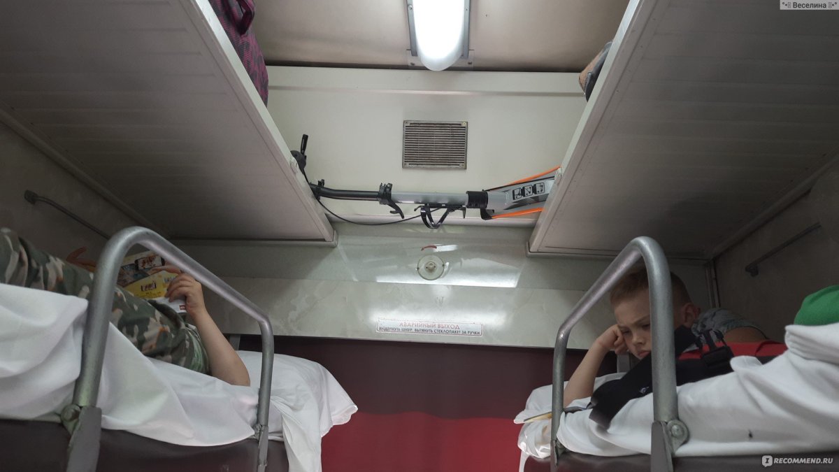 Боковые места в плацкартном вагоне