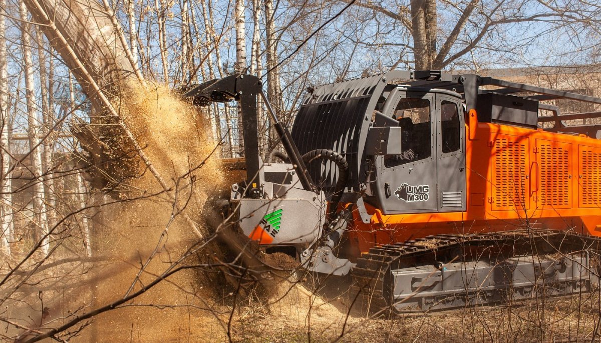 Машины для расчистки просек м-300