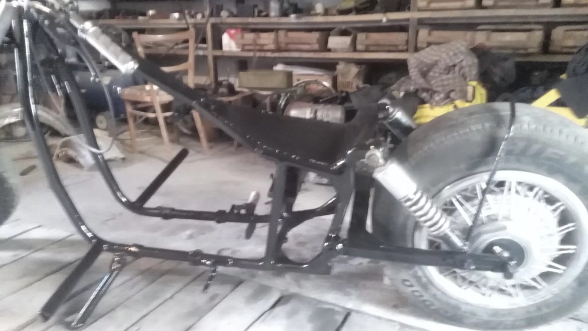 Удлинение рамы мотоцикл Урал