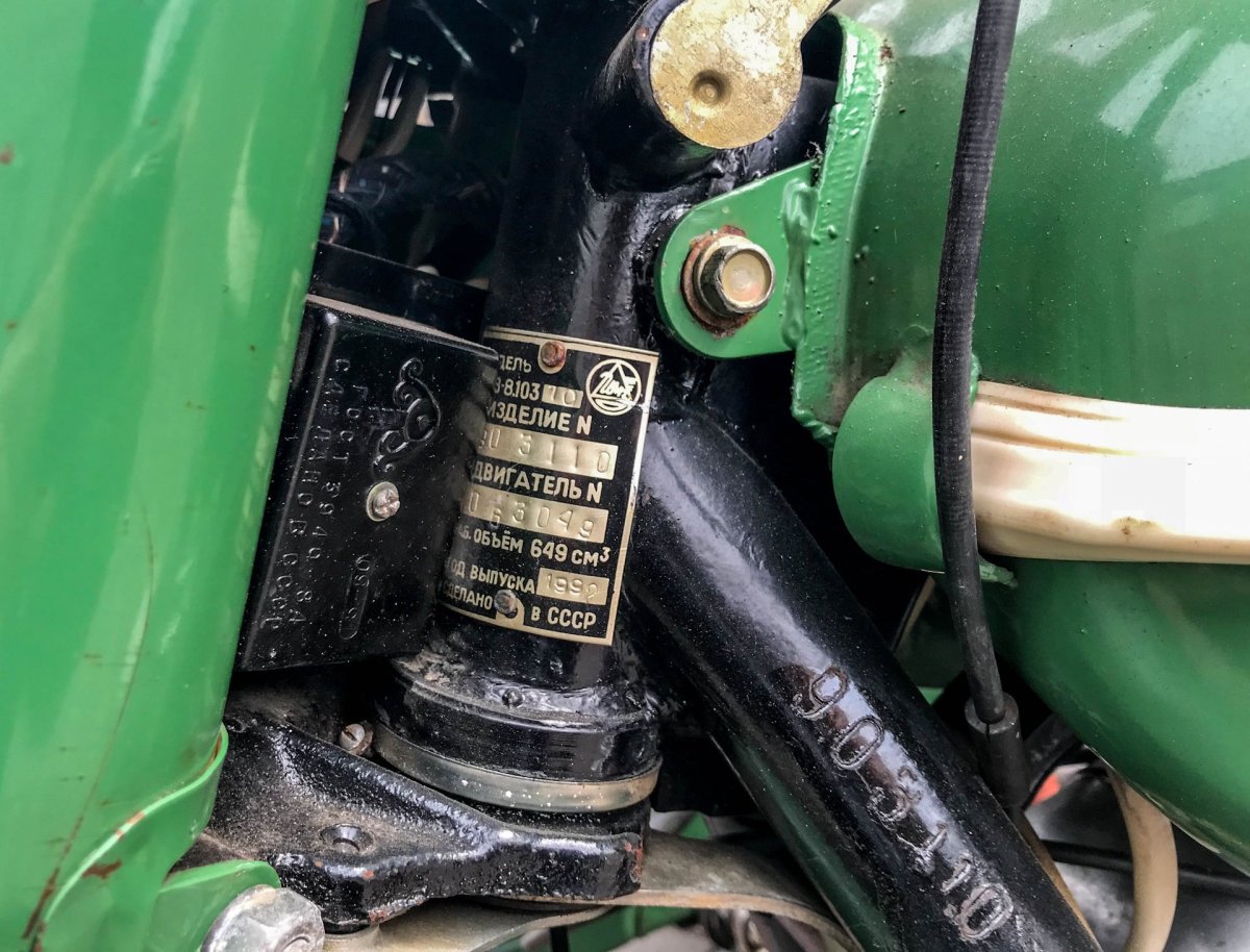 Номер рамы мотоцикла Урал