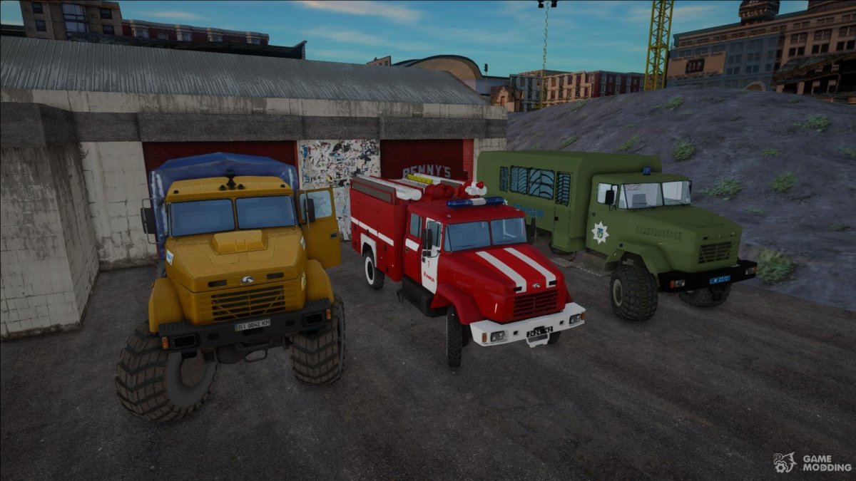 КРАЗ 256 для GTA San