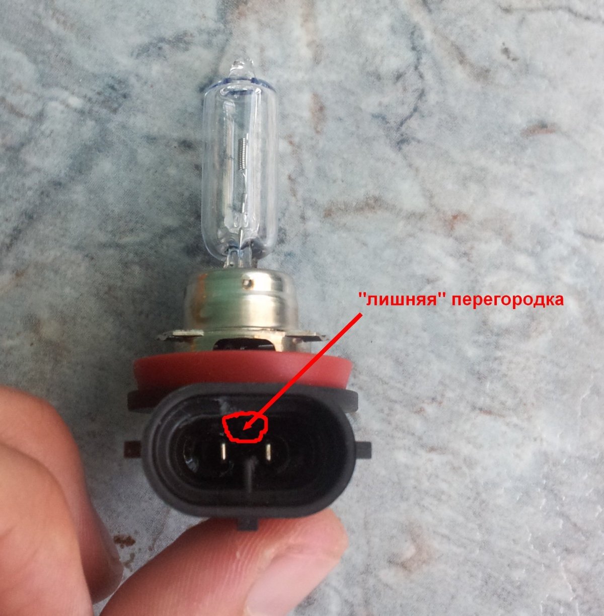 Лампочки h11 в противотуманки Приора