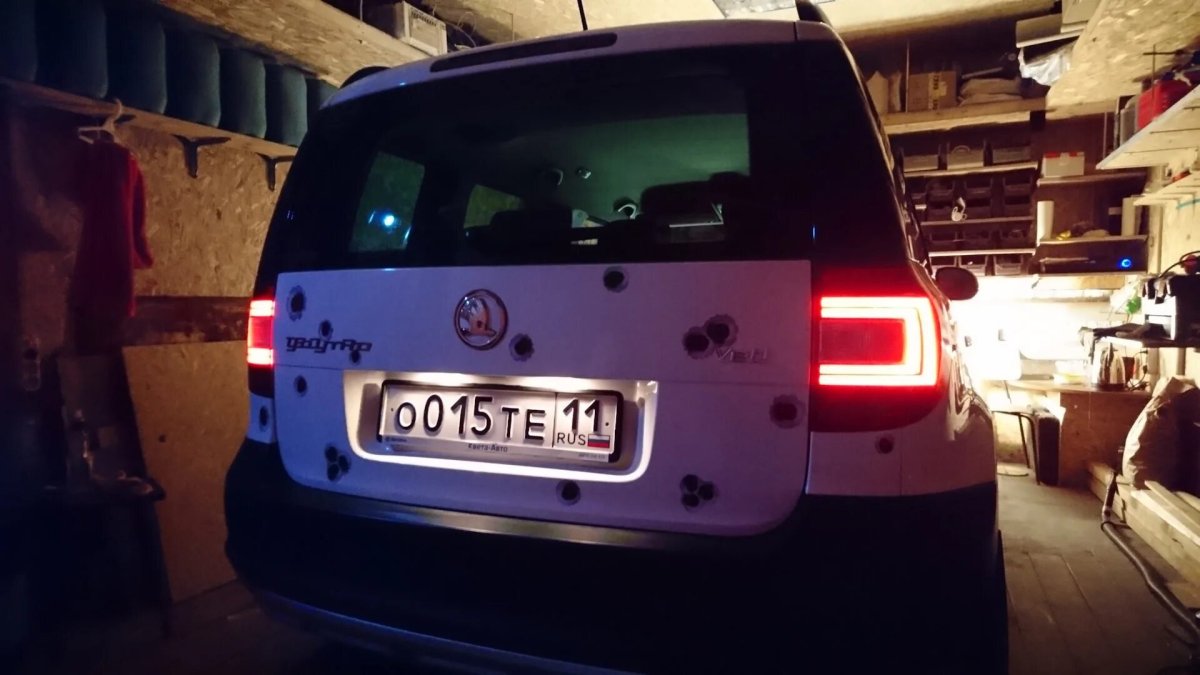 Led фонарь в Skoda Yeti
