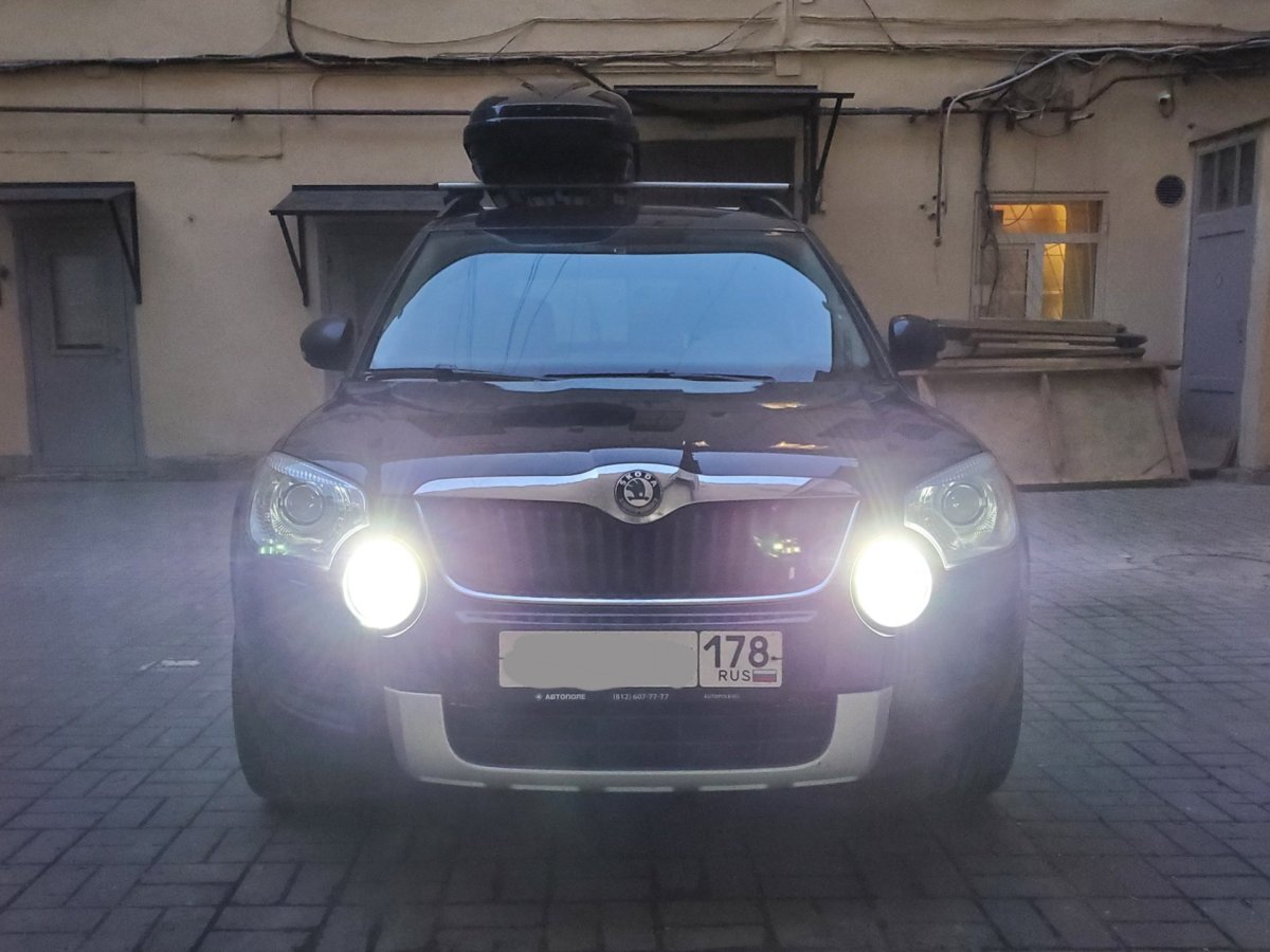 Светодиодные лампы в Шкода Йети 2014