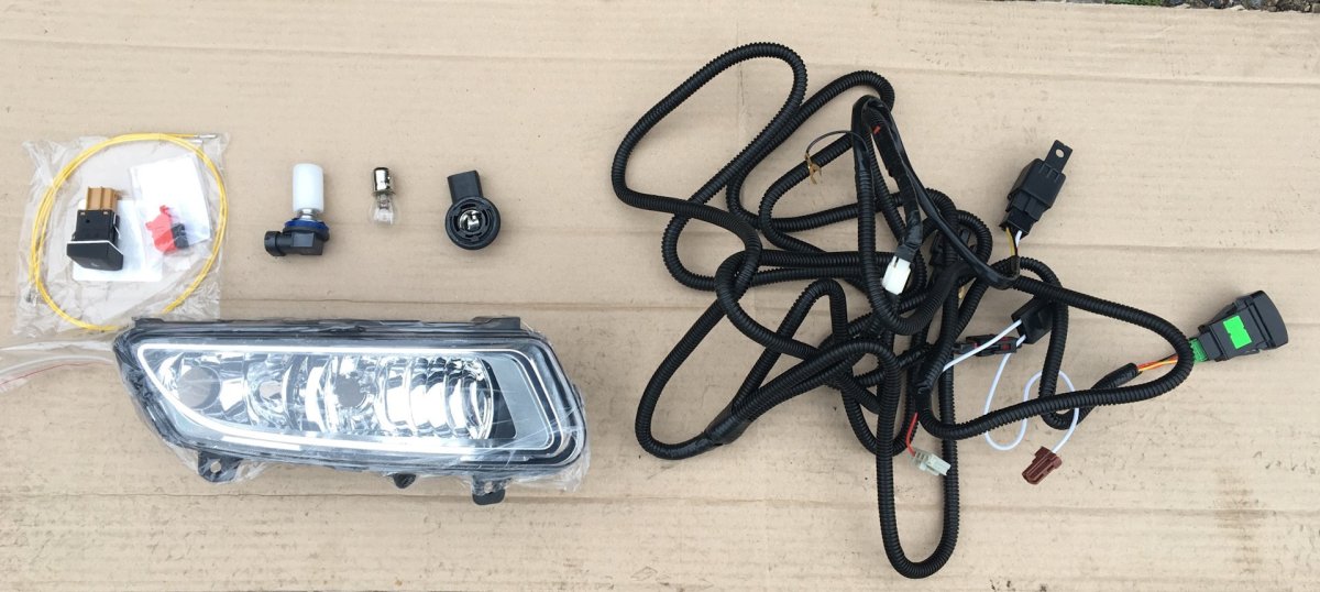 Шкода Йети противотуманные фары